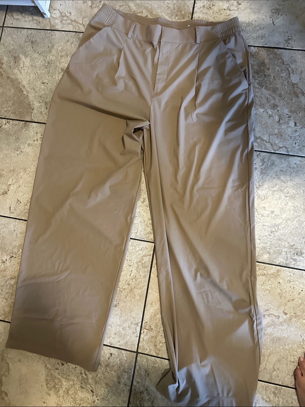 OLD NAVY Sleektech High Rise Go Dry Trouser Pants